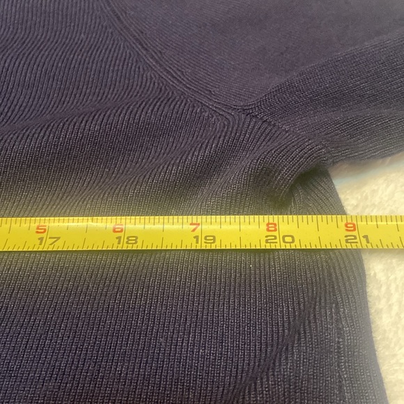 WHISPER KNIT by Louis Dell’Olio NWOT Size XL Navy Sweater - Picture 3 of 8